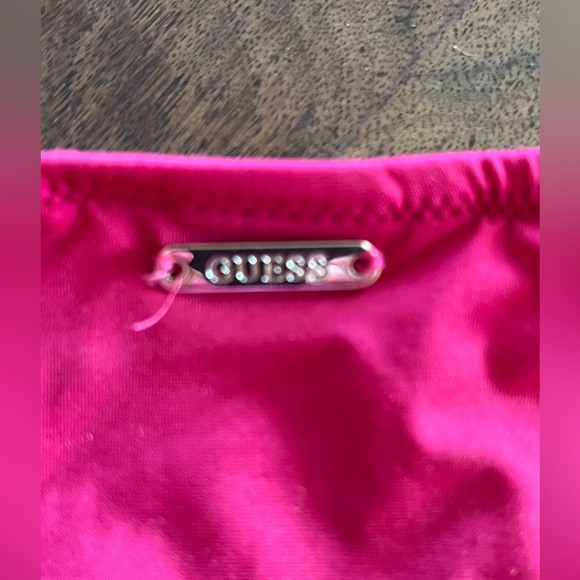 RED GUESS RUFFLE BIKINI - Picture 11 of 12